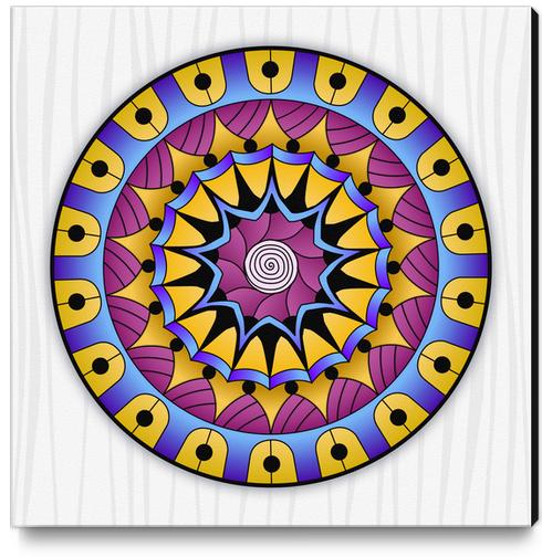 Mandala Fertility Canvas Print by Divotomezove