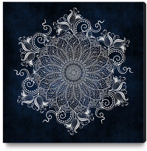 Mandala - Artic Canvas Print by aleibanez