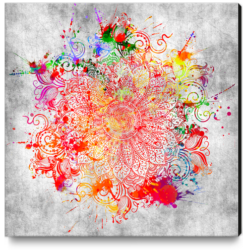 Mandala - Vandal Canvas Print by aleibanez