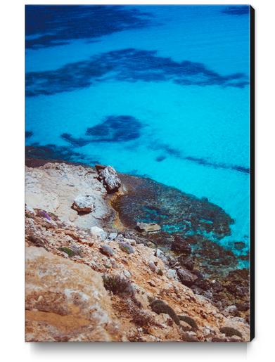 The blue lagoon Canvas Print by Salvatore Russolillo