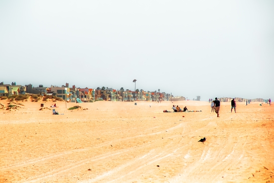 Sandy beach scenic at Oxnard Beach California USA by Timmy333