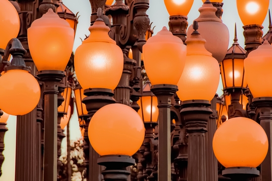 Urban Light at LACMA Los Angeles California USA by Timmy333