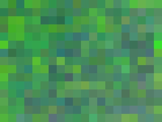 geometric square pixel pattern abstract in green and blue by Timmy333