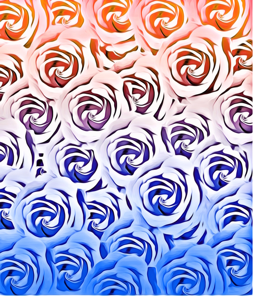 rose pattern texture abstract background in pink and blue by Timmy333