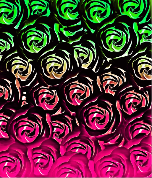 rose pattern texture abstract background in pink and green by Timmy333