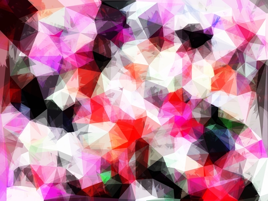 geometric triangle pattern abstract background in pink purple by Timmy333