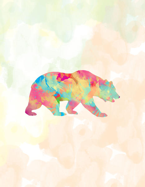 Abstract Bear X 0.1 by Amir Faysal