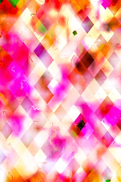 geometric square pixel pattern abstract art background in pink by Timmy333