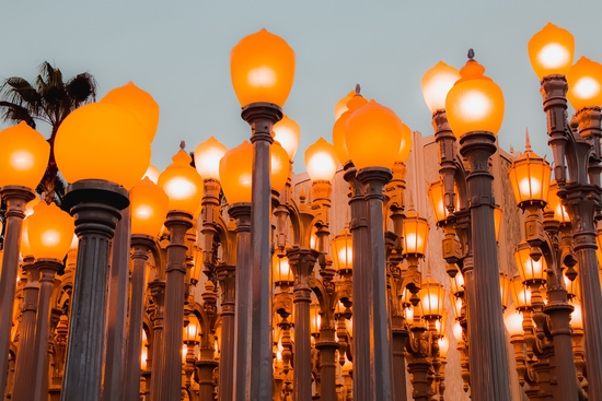 Urban Light at LACMA Los Angeles California USA by Timmy333