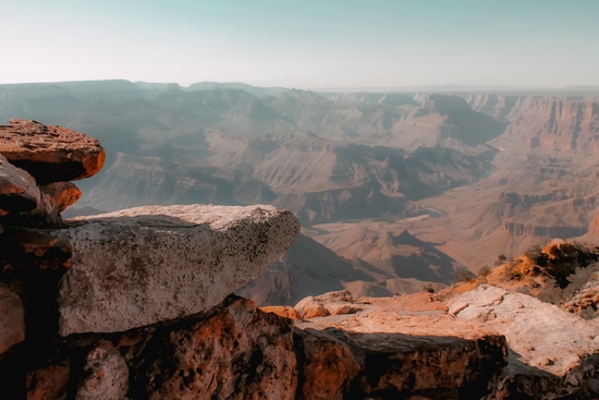 Desert view in summer at Grand Canyon national park USA by Timmy333