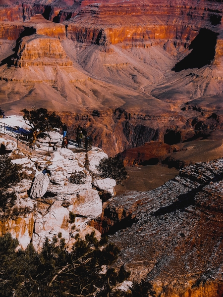 Desert landscape view at Grand Canyon national park, Arizona, USA by Timmy333