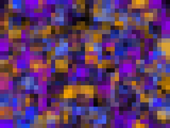 geometric square pixel pattern abstract background in blue purple yellow by Timmy333