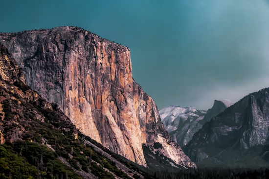 Mountains with blue sky at Yosemite national park California USA by Timmy333