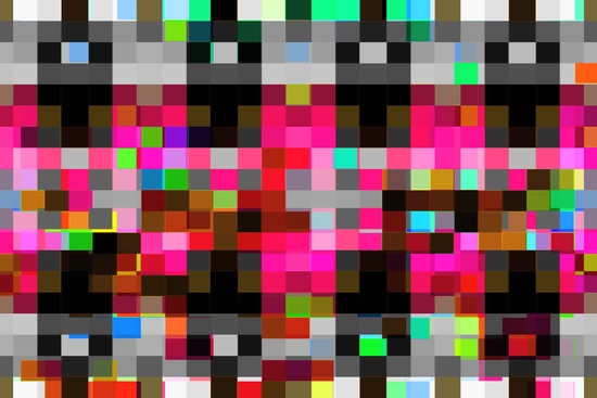 graphic design pixel geometric square pattern abstract background in pink green blue by Timmy333