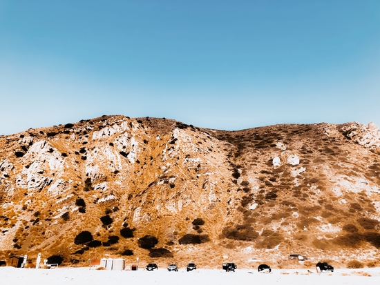 mountains at Point Mugu beach California USA by Timmy333