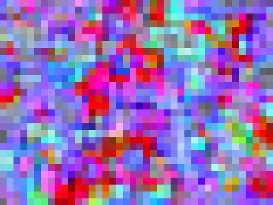 geometric square pixel pattern abstract background in pink blue purple by Timmy333