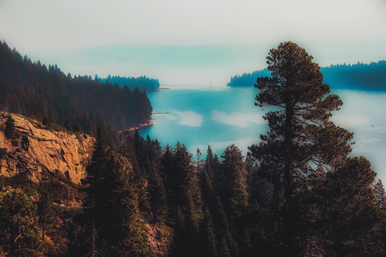 Beautiful lake view at Emerald Bay Lake Tahoe California USA by Timmy333