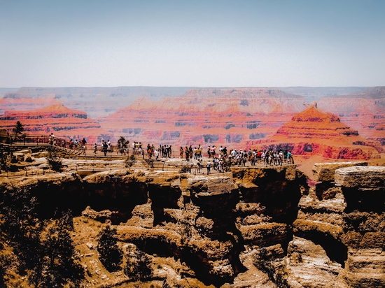 Desert view at Grand Canyon national park, Arizona, USA by Timmy333