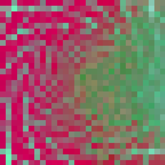 graphic design pixel geometric square pattern abstract background in pink green by Timmy333