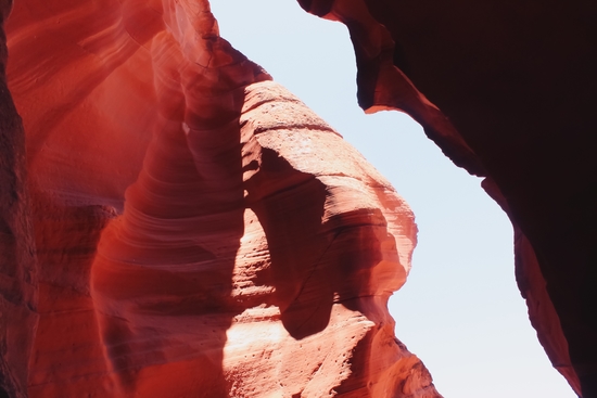 Orange rocks in the desert at Antelope Canyon Arizona USA by Timmy333