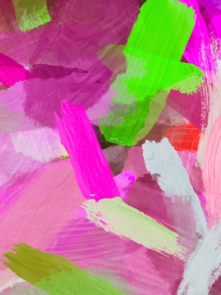 brush painting texture abstract background in pink green by Timmy333