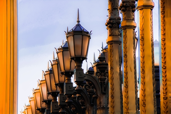 Urban Lights pole at LACMA art museum, Los Angeles, California, USA by Timmy333