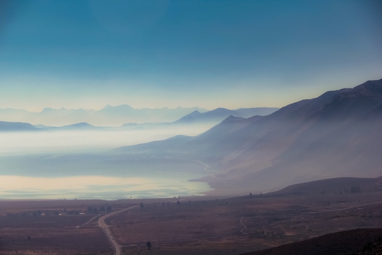 road trip view to Yosemite national park California USA by Timmy333