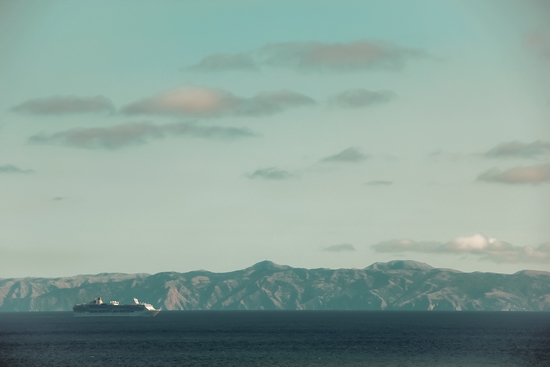 Ocean and mountains at Rancho Palos Verdes California USA by Timmy333