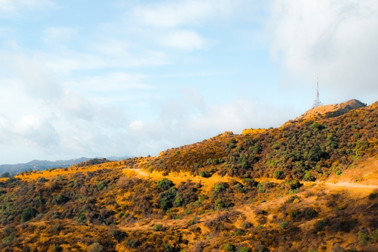 Hiking trail scenic to Hollywood Sign, Los Angeles, USA by Timmy333