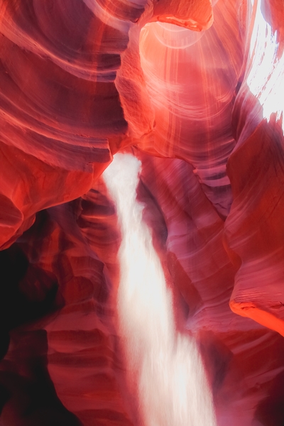 Light in the sandstone cave at Antelope Canyon Arizona USA by Timmy333