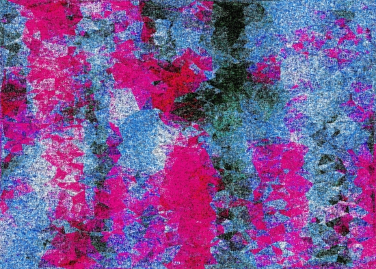 psychedelic painting texture abstract in pink and blue with noise and grain by Timmy333