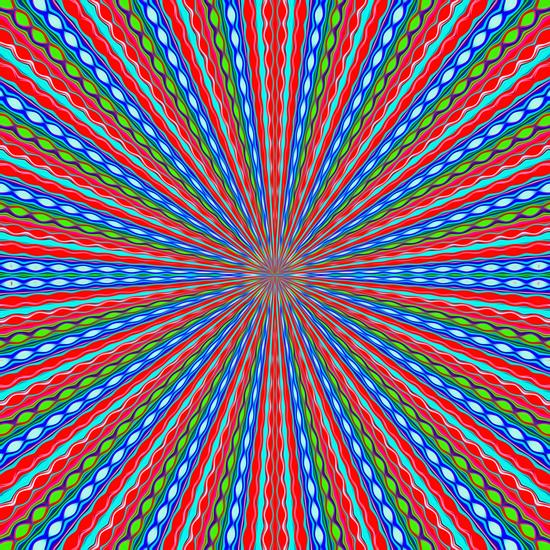 red blue and green line drawing abstract background by Timmy333