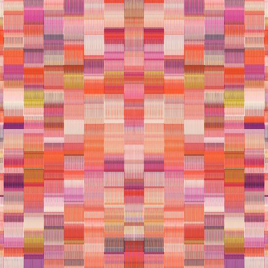 pink purple and green plaid pattern abstract background by Timmy333