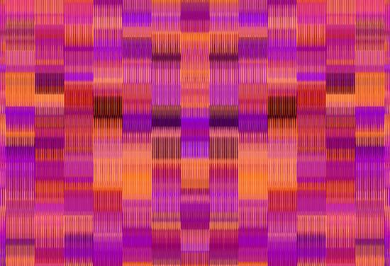 orange pink and purple plaid pattern abstract background by Timmy333