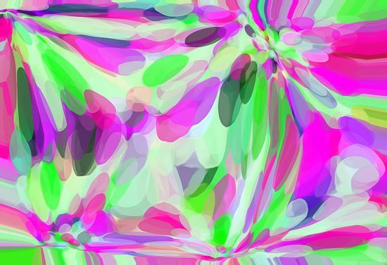 pink purple and green circle pattern abstract background by Timmy333