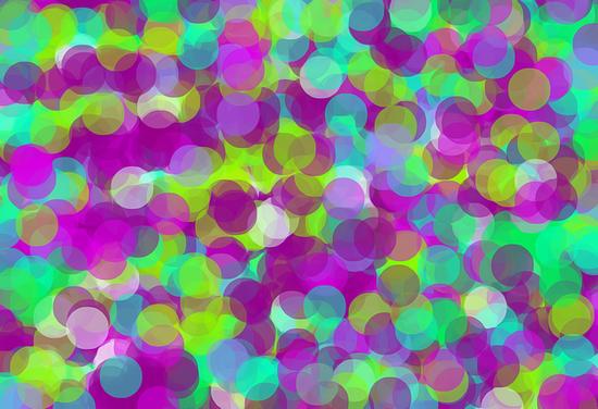 purple blue and green circle pattern abstract background by Timmy333