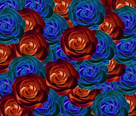 rose texture pattern abstract background in red and blue by Timmy333