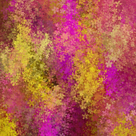 flower pattern abstract background in pink and yellow by Timmy333