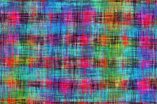 plaid pattern abstract texture in blue pink green yellow by Timmy333