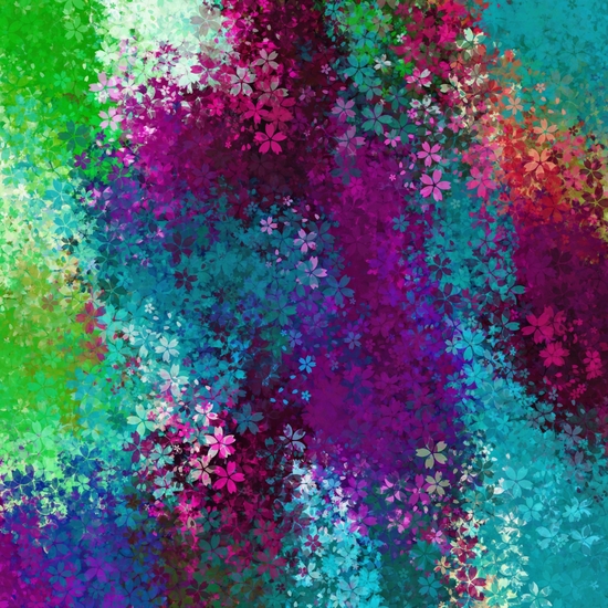 flower pattern abstract background in purple pink blue green by Timmy333