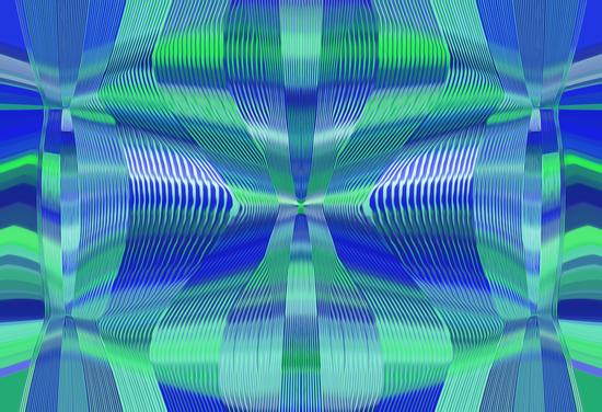 blue and green lines drawing texture abstract background by Timmy333