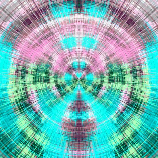 pink blue and green circle plaid pattern abstract background by Timmy333