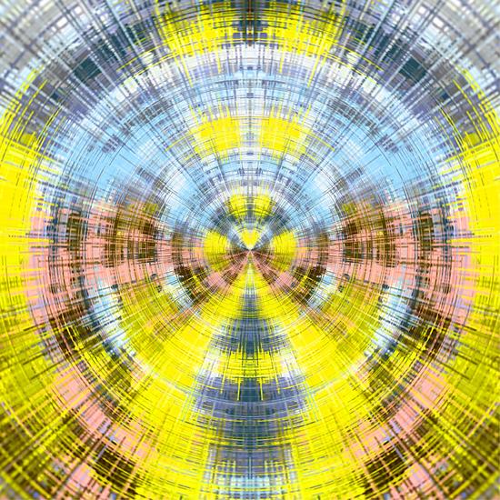 yellow blue and pink circle plaid pattern abstract background by Timmy333