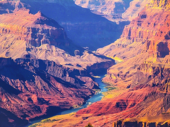 mountain and desert at Grand Canyon national park, USA by Timmy333