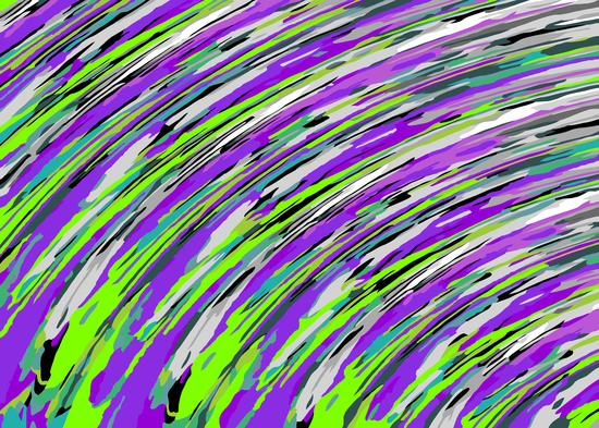 curly line pattern abstract background in purple and green by Timmy333