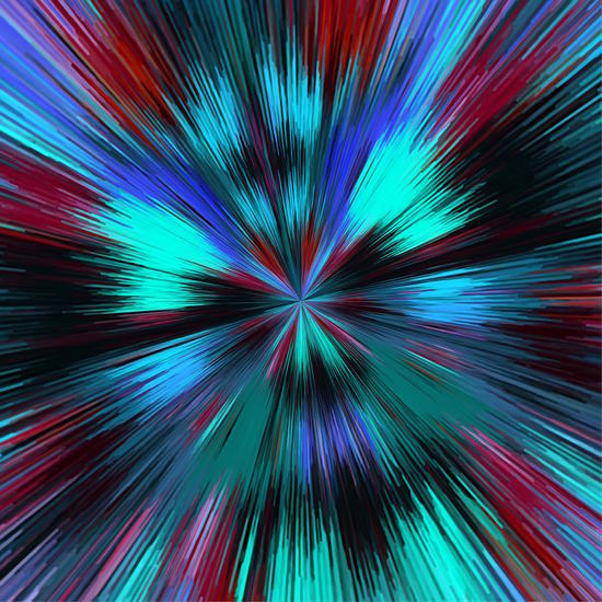 blue green red and black symmetry abstract background by Timmy333