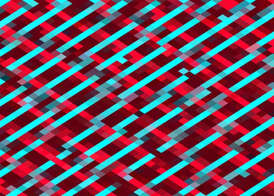 geometric pixel square pattern abstract background in red blue by Timmy333