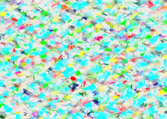 splash painting texture abstract background in blue yellow green red pink by Timmy333