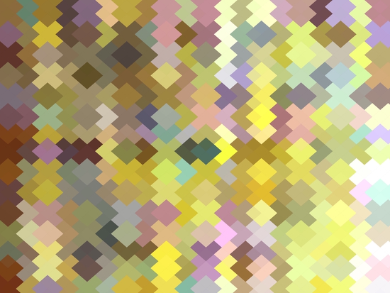 geometric square pixel pattern abstract in yellow and pink by Timmy333