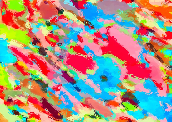 camouflage pattern painting abstract background in green blue pink red orange by Timmy333